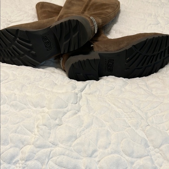 Brown Suede UGG Boots - Picture 3 of 4